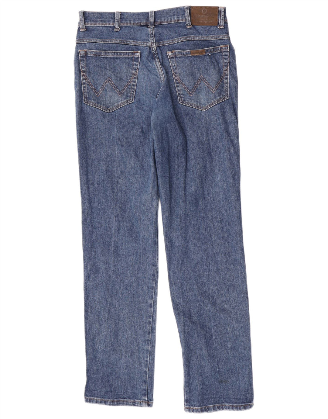 Мужские прямые джинсы Wrangler стандартного кроя W34 L34, синий хлопок