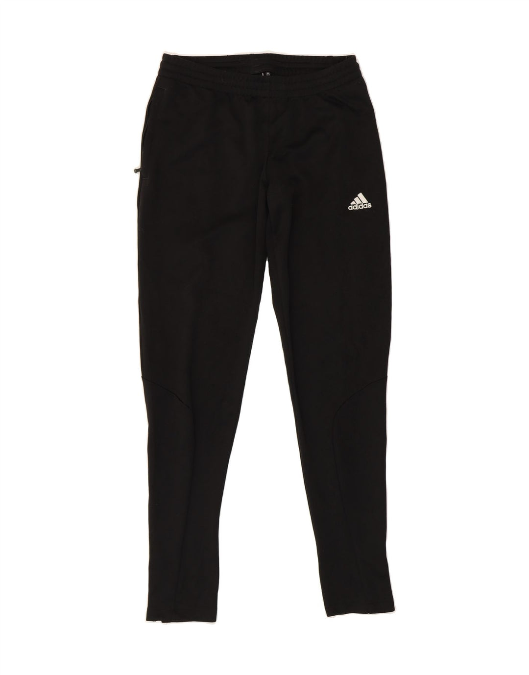 ADIDAS Womens Climalite Tracksuit Trousers UK 8/10 Small  Black Polyester Vintage Adidas and Second-Hand Adidas from Messina Hembry 