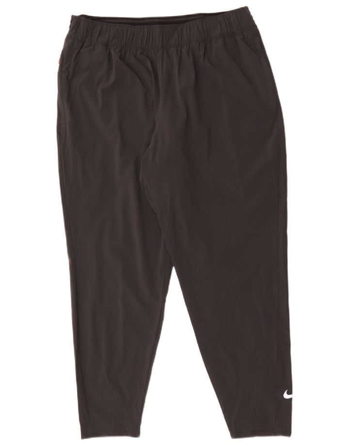 Мужские укороченные спортивные брюки Nike Dri Fit XL, черный полиэстер