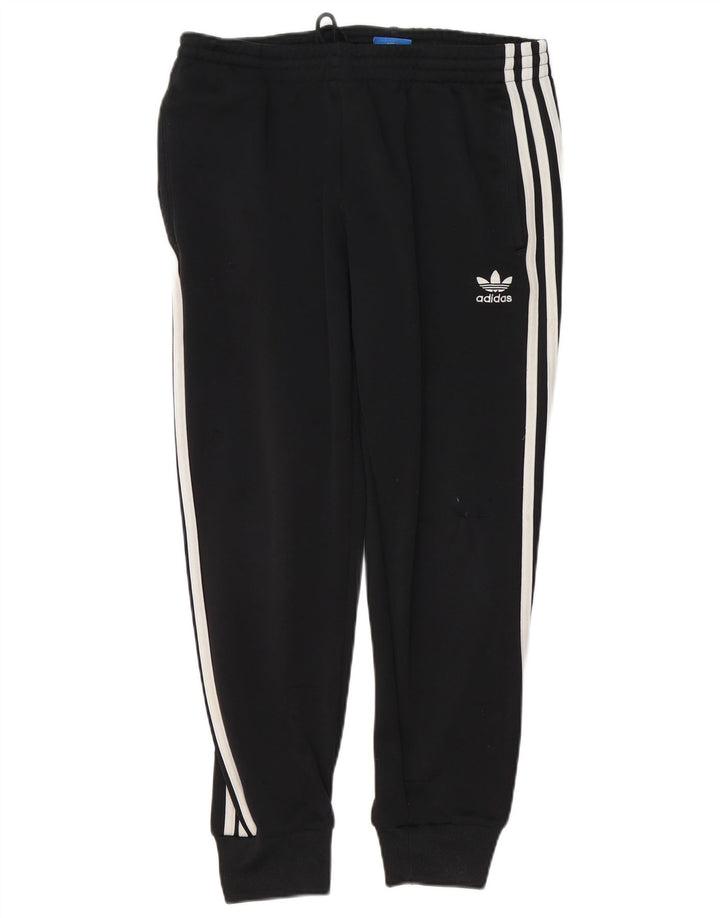 Женские спортивные брюки ADIDAS Joggers UK 12, средний черный полиэстер