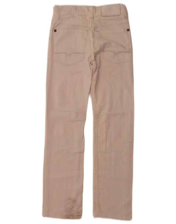 HUGO BOSS Girls Slim Jeans 7-8 Years W22 L24 White Cotton