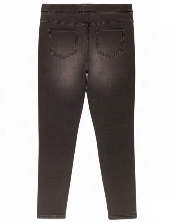 Женские укороченные джинсы джеггинсы Marks & Spencer UK 14, большие W32 L24, черные