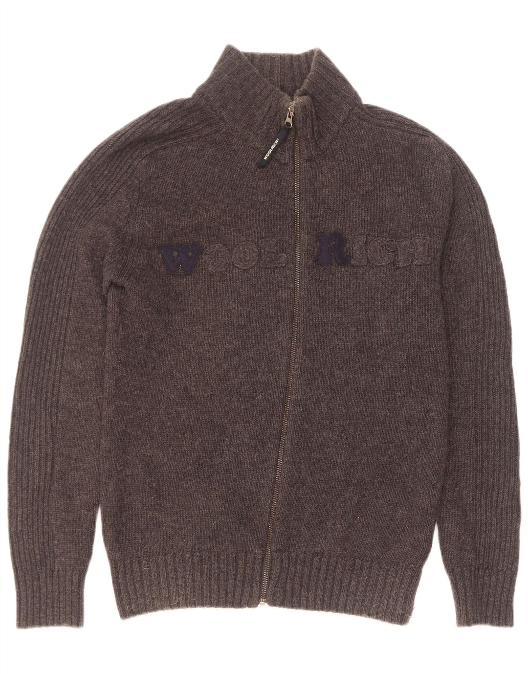 Мужской кардиган с рисунком Woolrich, большой серый цвет