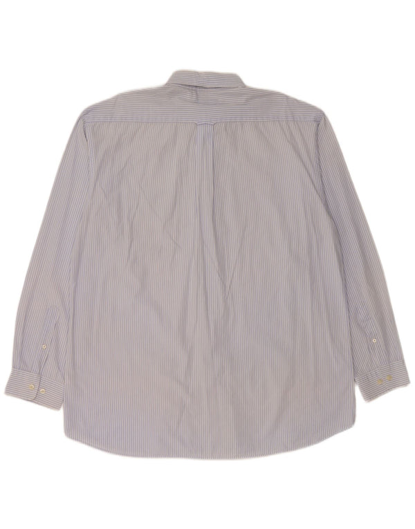 GANT Мужская рубашка стандартного кроя XL, синяя хлопковая полоска