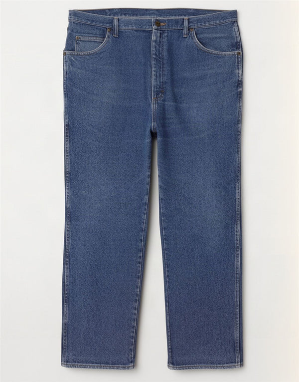 Мужские прямые джинсы Wrangler W40 L30 синие, хлопок