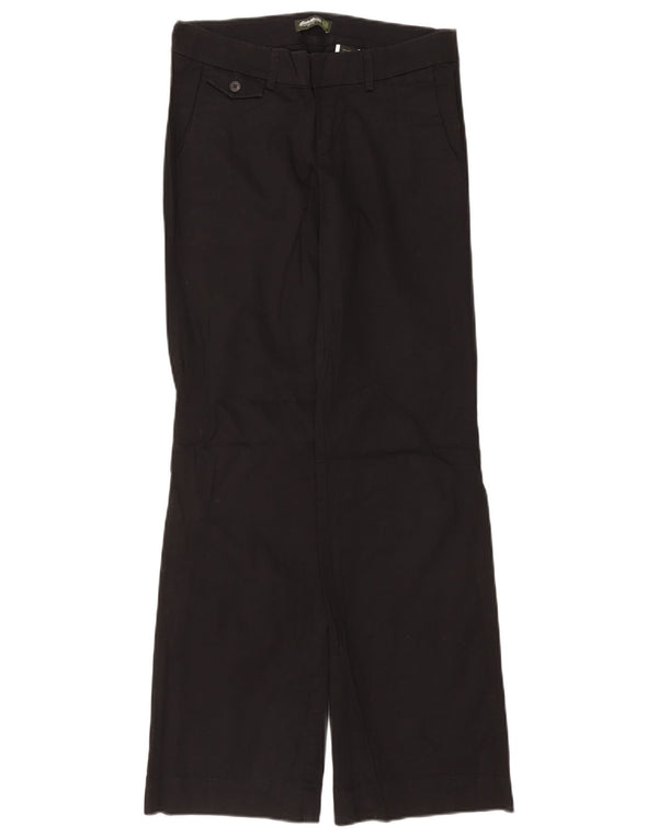 Женские повседневные брюки Eddie Bauer Bootcut US 2 XS W25 L31, черные хлопковые