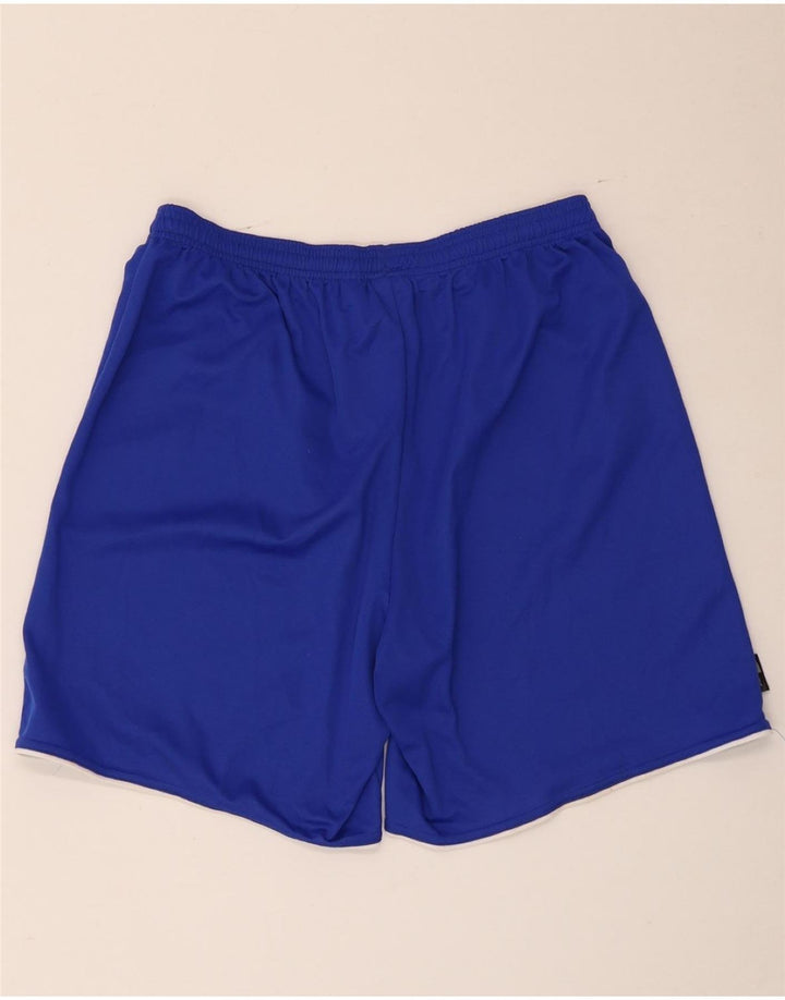 Мужские спортивные шорты Adidas Climalite, большие синие, полиэстер