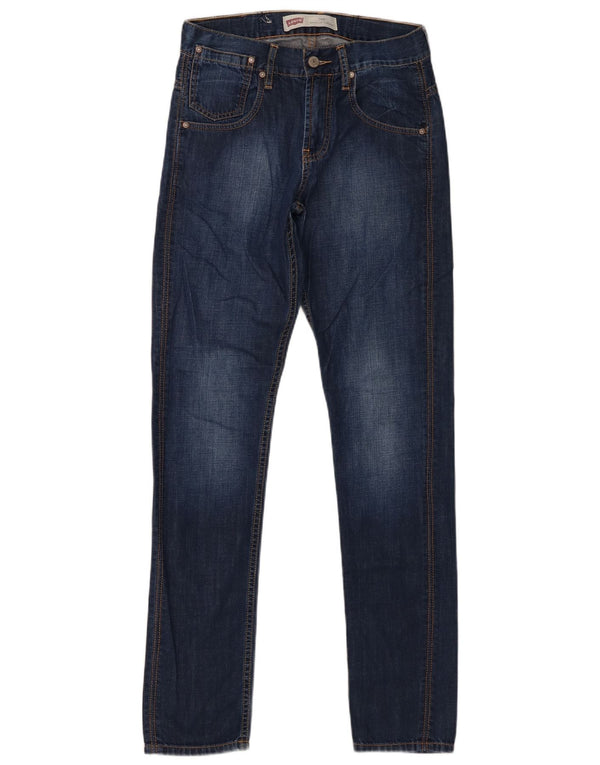 Джинсы Levi's Boys 508 Regular зауженные на 15–16 лет W28 L31 Темно-синие, хлопок