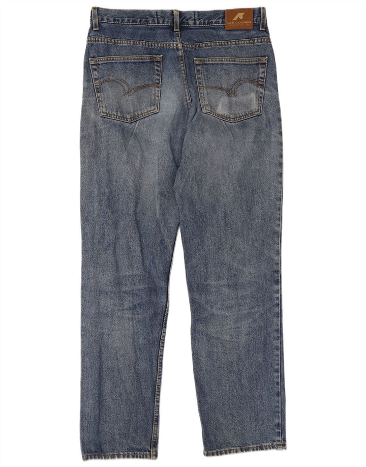 Мужские прямые джинсы Lee W32 L30, синий хлопок