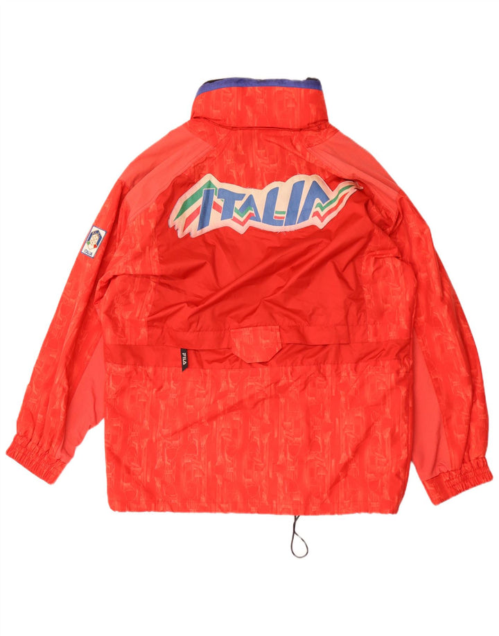 Fila Мужские лыжи с графическим рисунком - комплект из 2 предметов IT 48 Medium W30 L29 Красный с цветными блоками