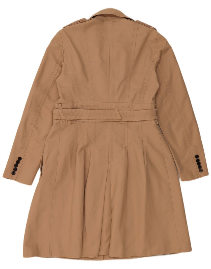Женский тренч ZARA UK 14, средний бежевый