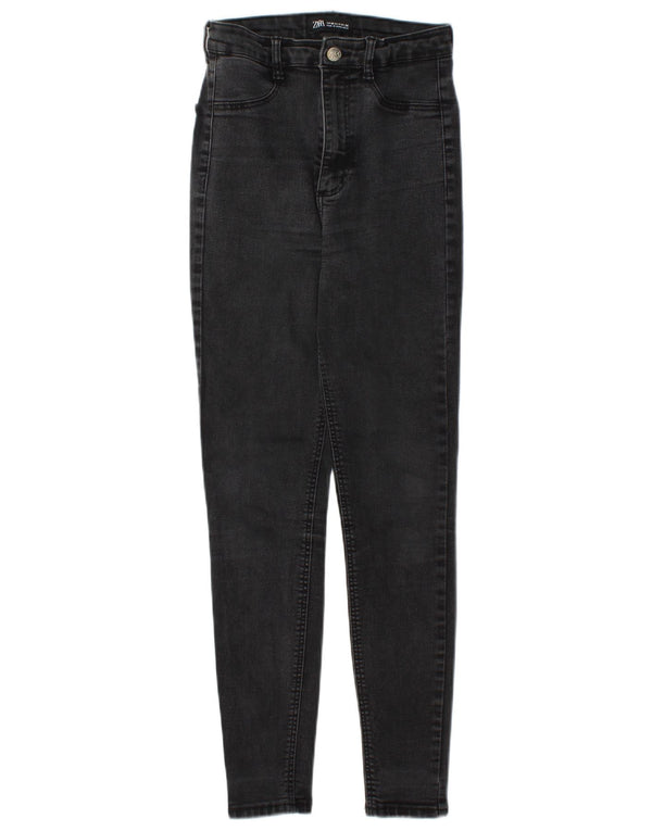 Женские джинсы скинни Zara EU 36 XS W26 L27 Серые