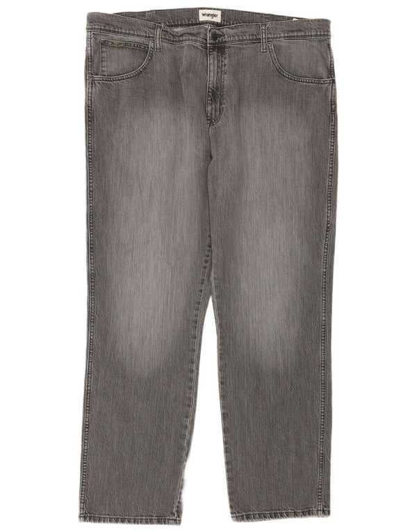 Мужские прямые джинсы WRANGLER Техас W42 L32, серый хлопок