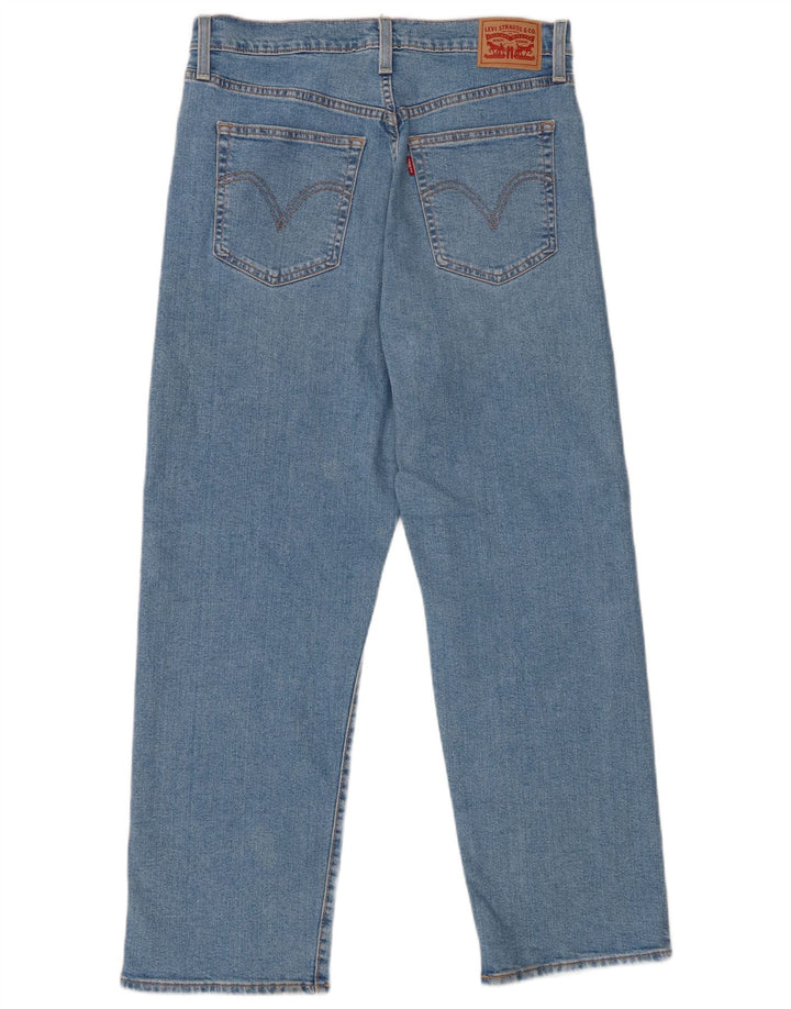 Женские прямые джинсы Levi's Ribcage W31 L29, синий хлопок
