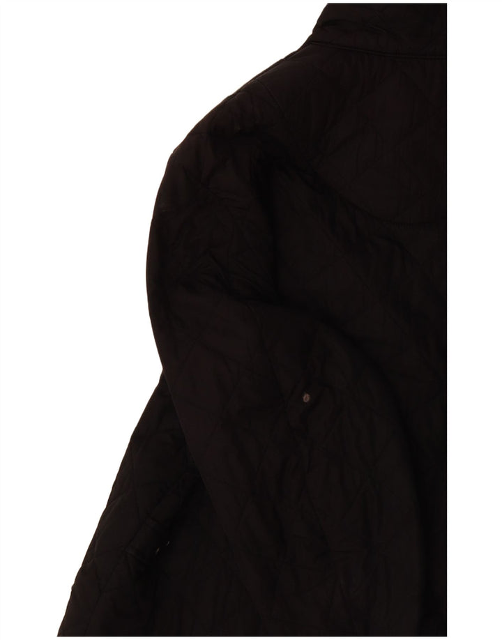 Мужская стеганая куртка BARBOUR UK 36 маленькая черная