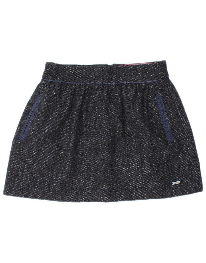 SUPERDRY Женская мини-юбка, маленькая W27, серый полиэстер с крапинками
