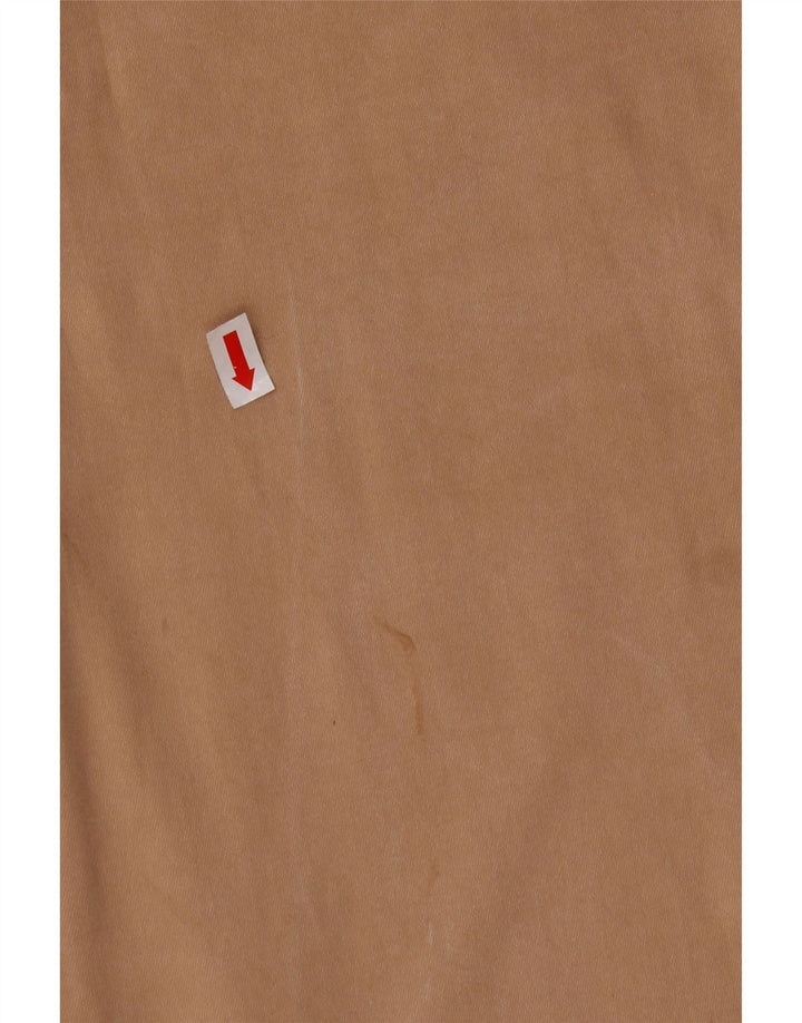 TRUSSARDI Женские узкие повседневные брюки IT 46 Large W32 L30 Бежевый лиоцелл