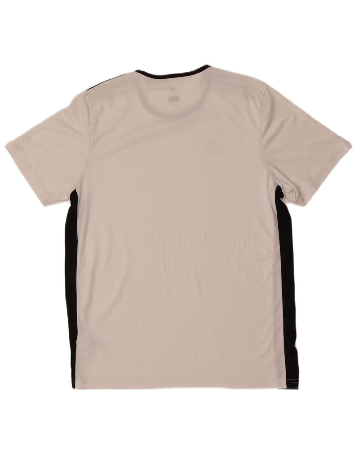 Мужская футболка ADIDAS Climalite Top XL, белый полиэстер