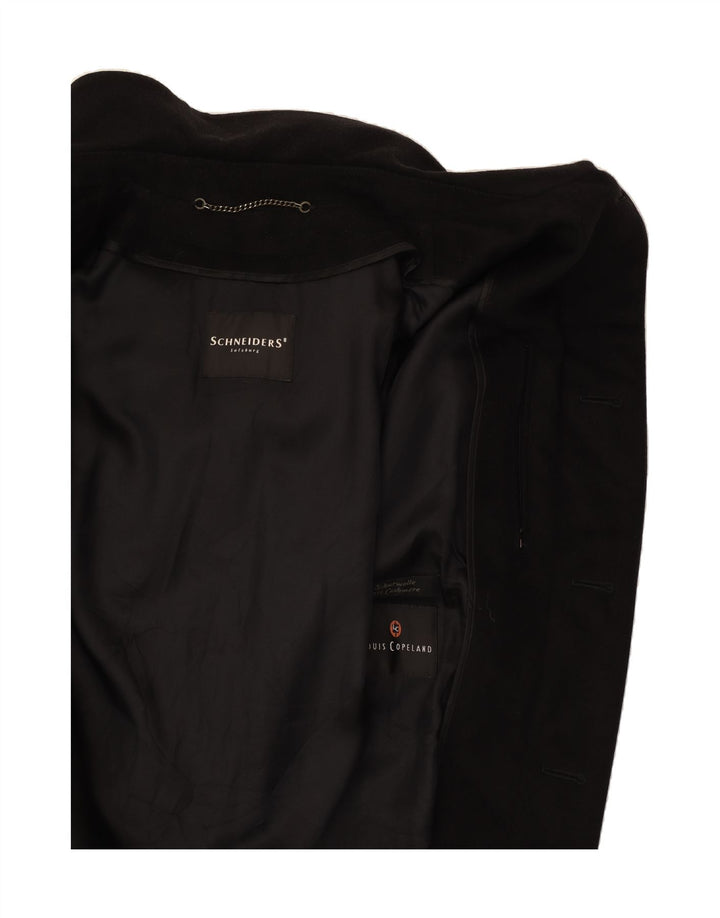 SCHNEIDERS Мужское пальто UK 38 Medium Black Wool