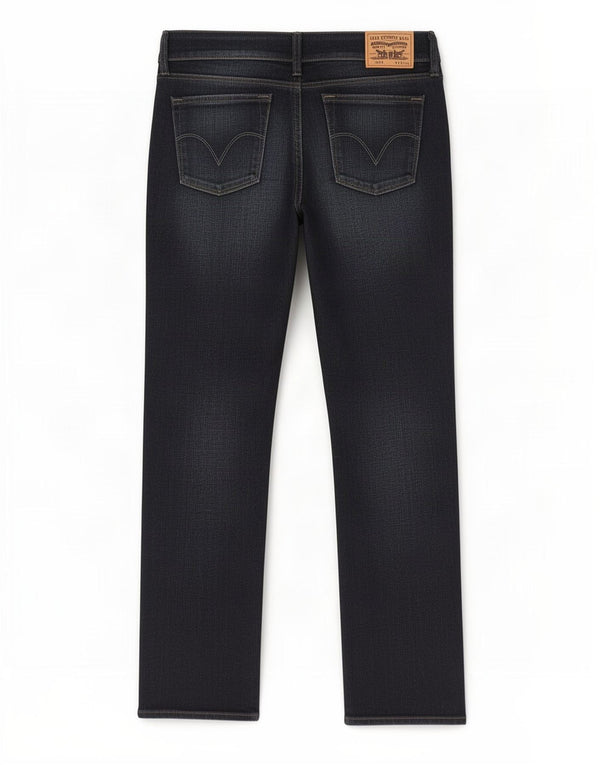 Женские прямые джинсы Levi's 571 W29 L29 темно-синие, хлопок