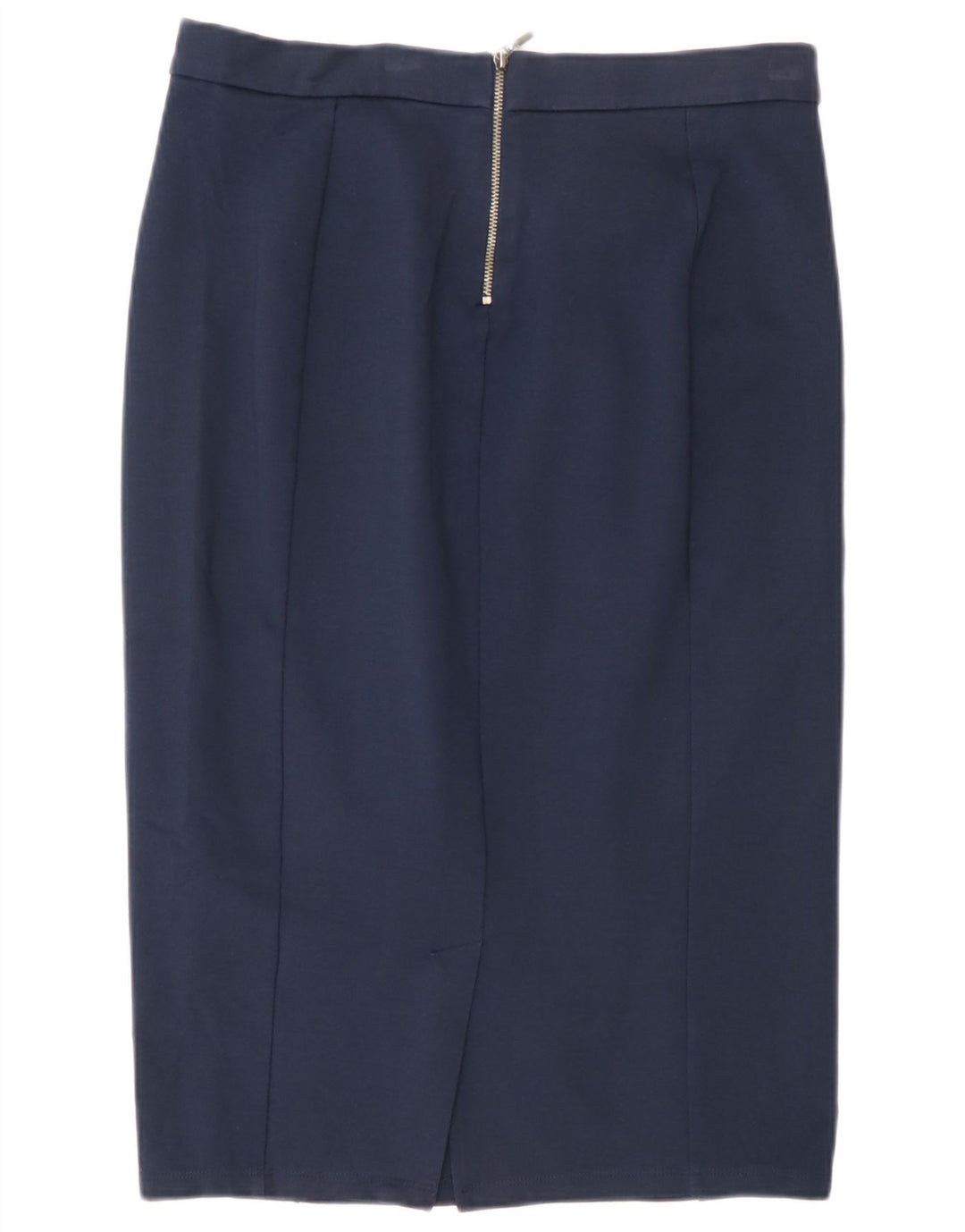 Женская юбка-миди Marks & Spencer UK 12 Medium W30 Темно-синий полиамид