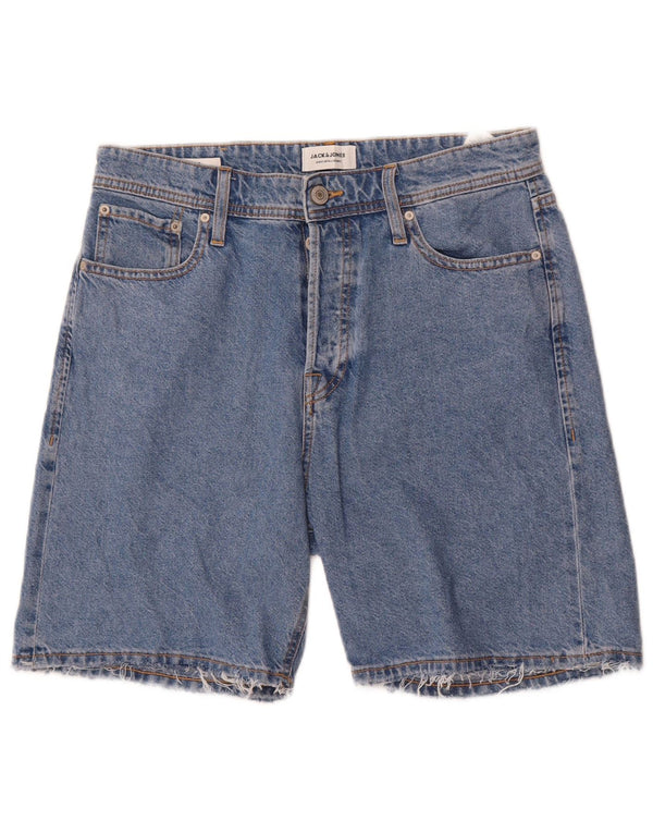 Мужские джинсовые шорты Jack & Jones Medium W32 Синие, хлопок