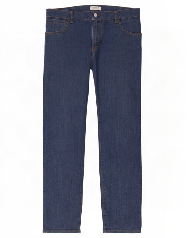 Мужские прямые джинсы Zara EU 46 XL W36 L33, синий хлопок