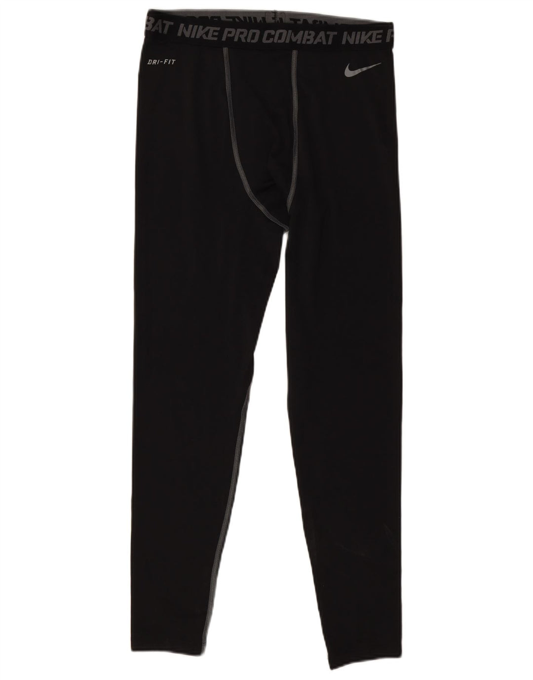 Леггинсы с рисунком Nike Dri Fit для мальчиков 13–14 лет, XL, черный полиэстер
