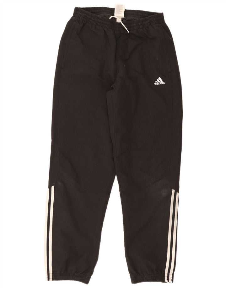 Мужские спортивные брюки Adidas для бега, средний черный полиэстер