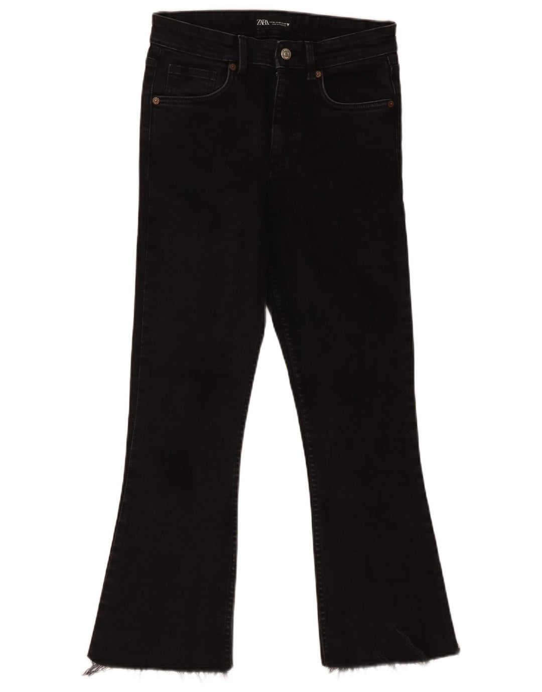 Женские джинсы Bootcut Zara EU 38 Small W28 L27, черные