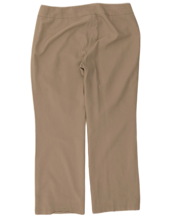 Женские прямые брюки чинос Marks & Spencer UK 16, большие W34 L30, бежевые