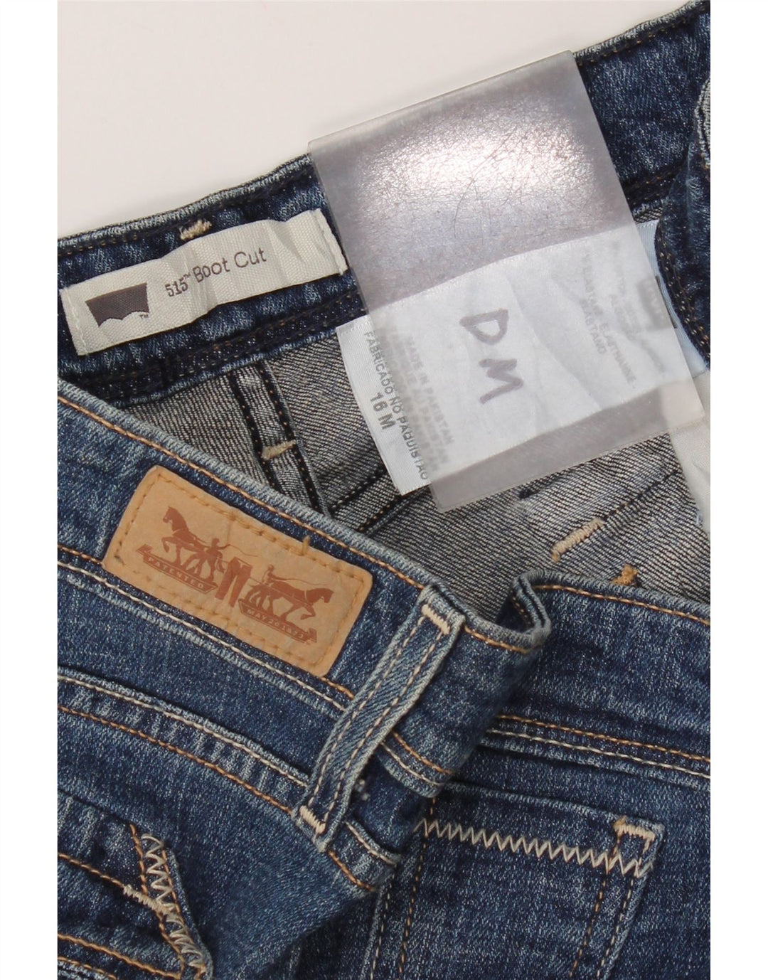 Женские джинсы Levi's 515 Bootcut США 16 2XL W38 L28 Синий хлопок