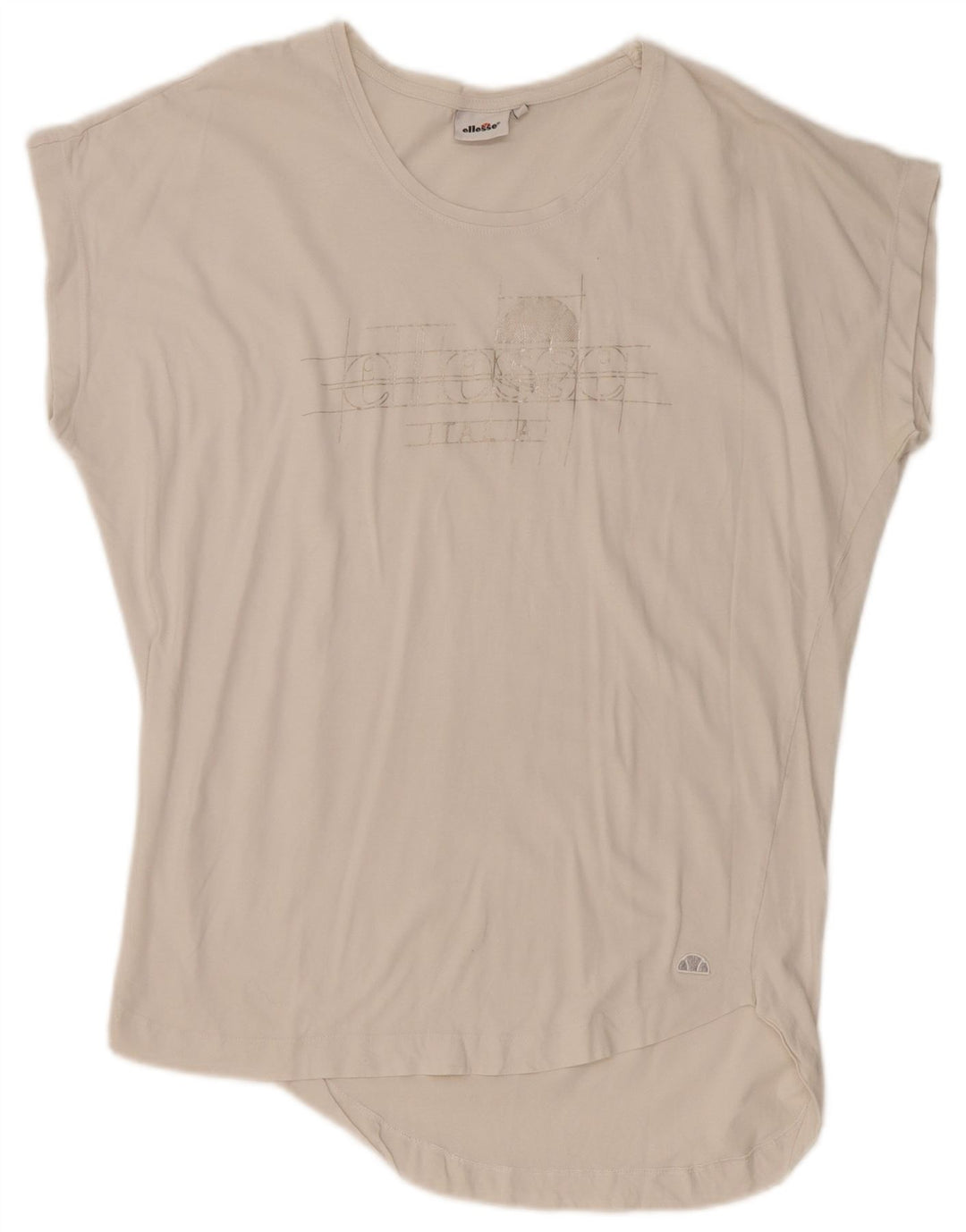 Женская футболка с рисунком Ellesse Top UK 18 XL Off White