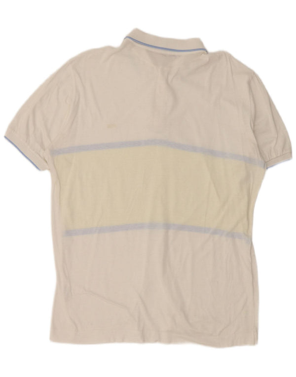 Мужская рубашка-поло Fila IT 54 XL, хлопок в белую полоску