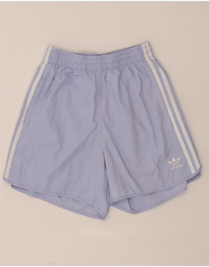 Женские спортивные шорты Adidas UK 8, маленькие, фиолетовые, полиэстер