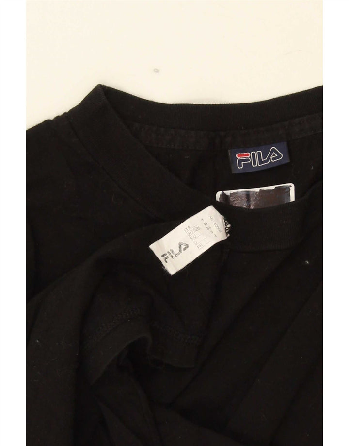 Мужская футболка Fila Top Medium Black Cotton