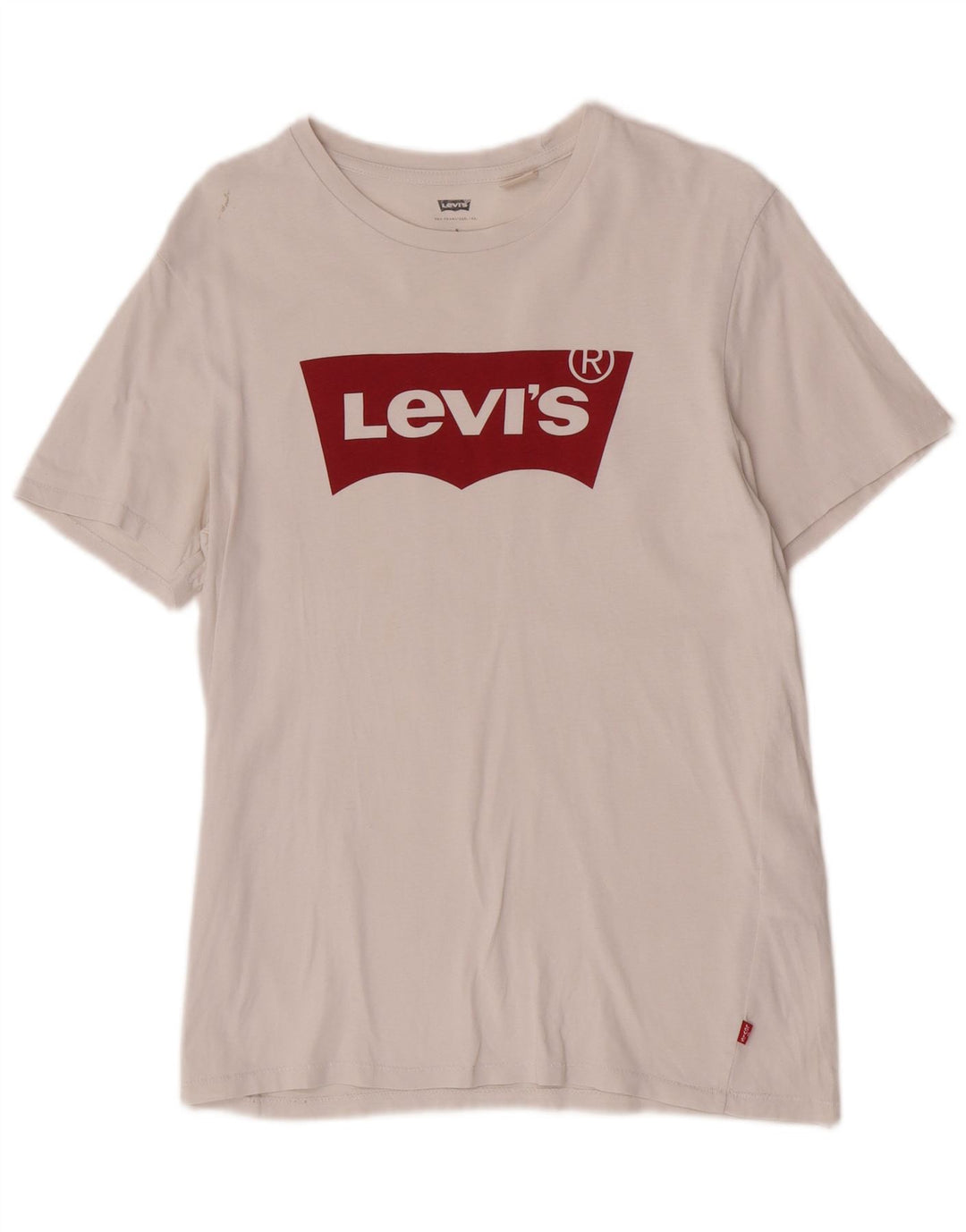Мужская футболка обычного кроя Levi's с графическим рисунком, маленький белый хлопковый логотип с логотипом