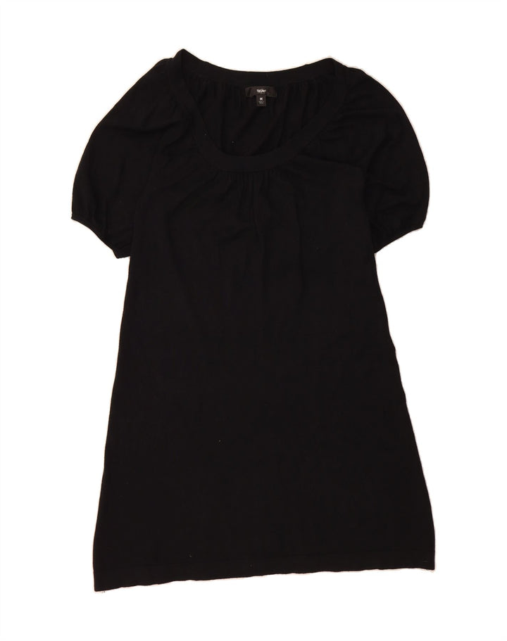 MOSSIMO Womens Basic Dress UK 12 Medium Black Rayon Vintage Mossimo and Second-Hand Mossimo from Messina Hembry 