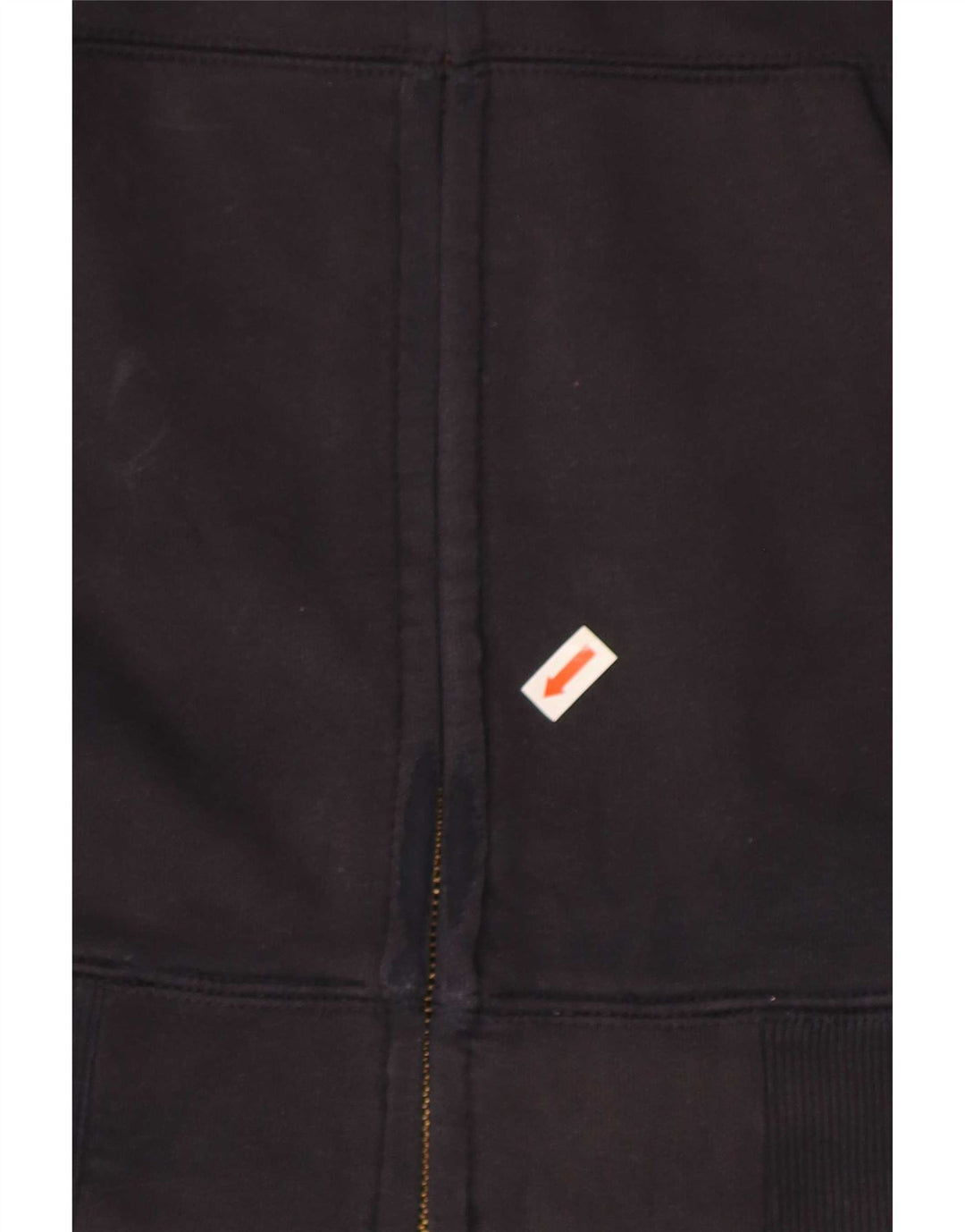 Мужской свитер с капюшоном на молнии Carhartt среднего размера, темно-синий, хлопок