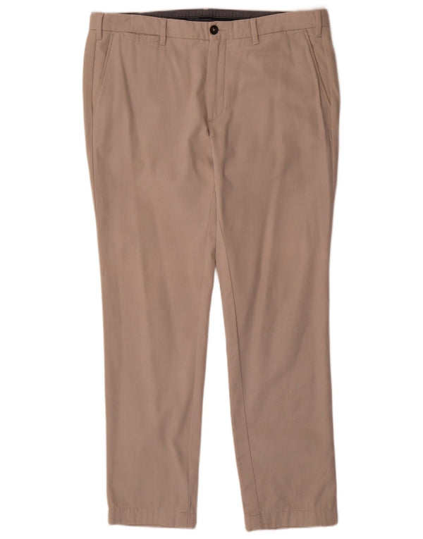 Мужские прямые брюки чинос Генри Коттонс IT 54 2XL W36 L31 Бежевый хлопок