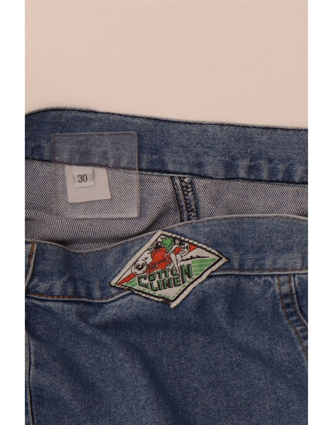 Юбка женская джинсовая VINTAGE W30, средний синий