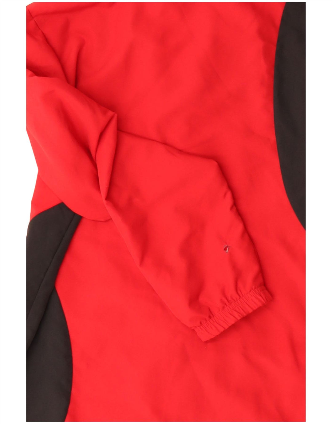 Мужская спортивная куртка ADIDAS UK 36/38, маленький красный полиэстер с цветными блоками