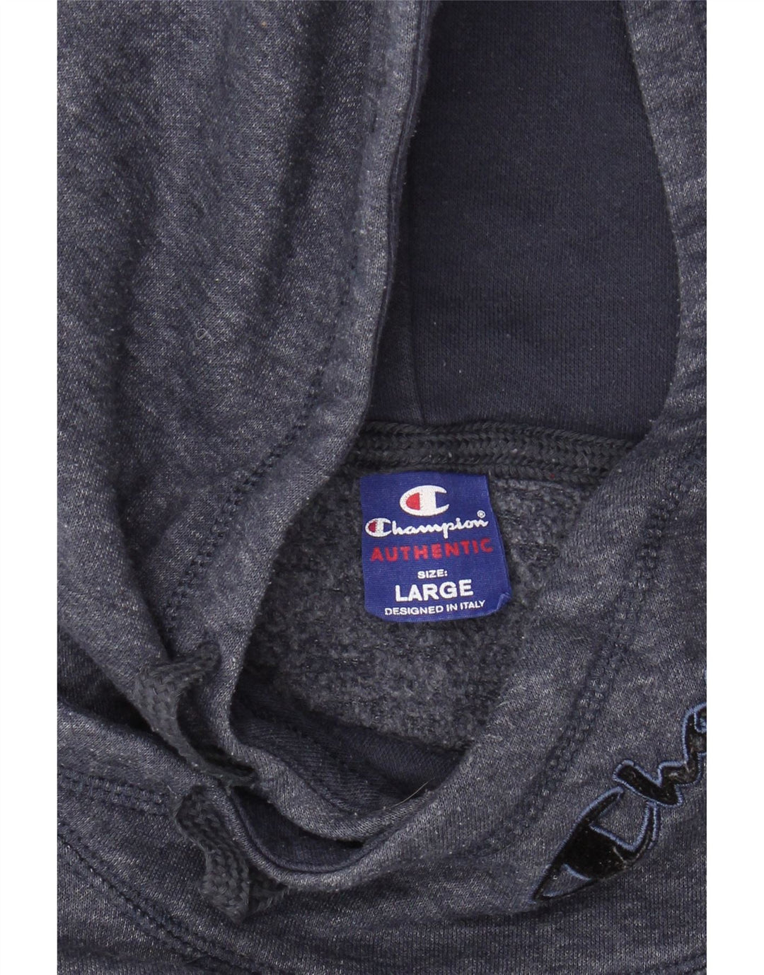 Женский джемпер с капюшоном CHAMPION UK 16, темно-синий, большой размер