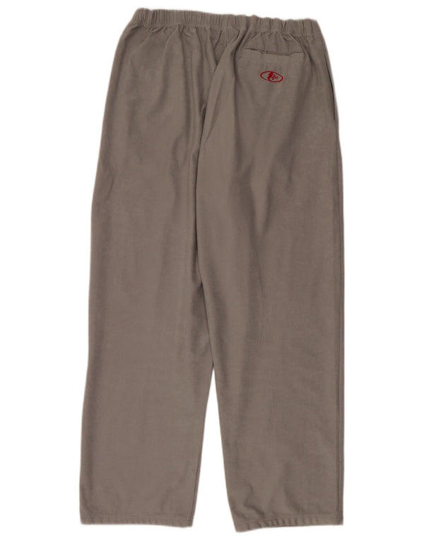 Винтажные мужские спортивные брюки 2XL серого цвета из полиэстера