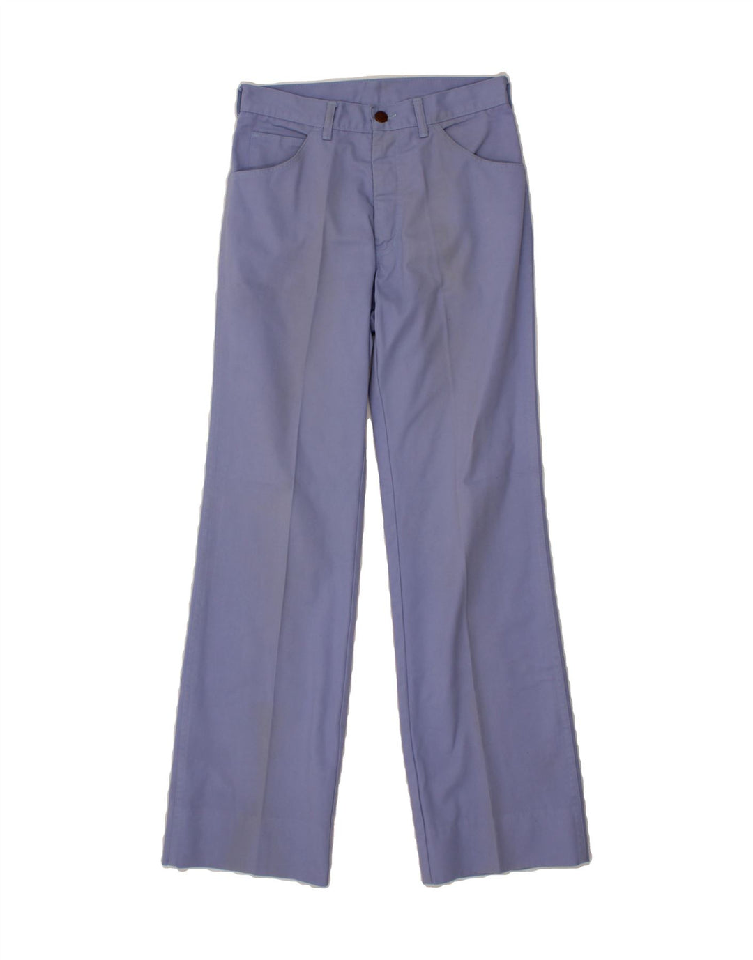WRANGLER Womens Straight Casual Trousers  W29 L31 Blue Vintage Wrangler and Second-Hand Wrangler from Messina Hembry 