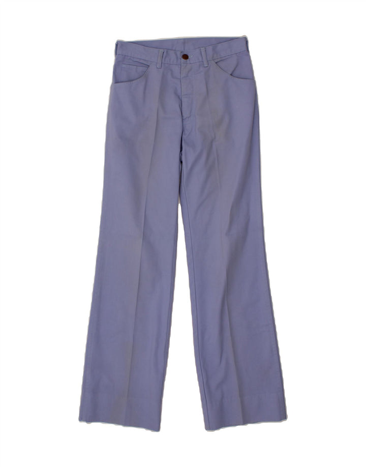 WRANGLER Womens Straight Casual Trousers  W29 L31 Blue Vintage Wrangler and Second-Hand Wrangler from Messina Hembry 