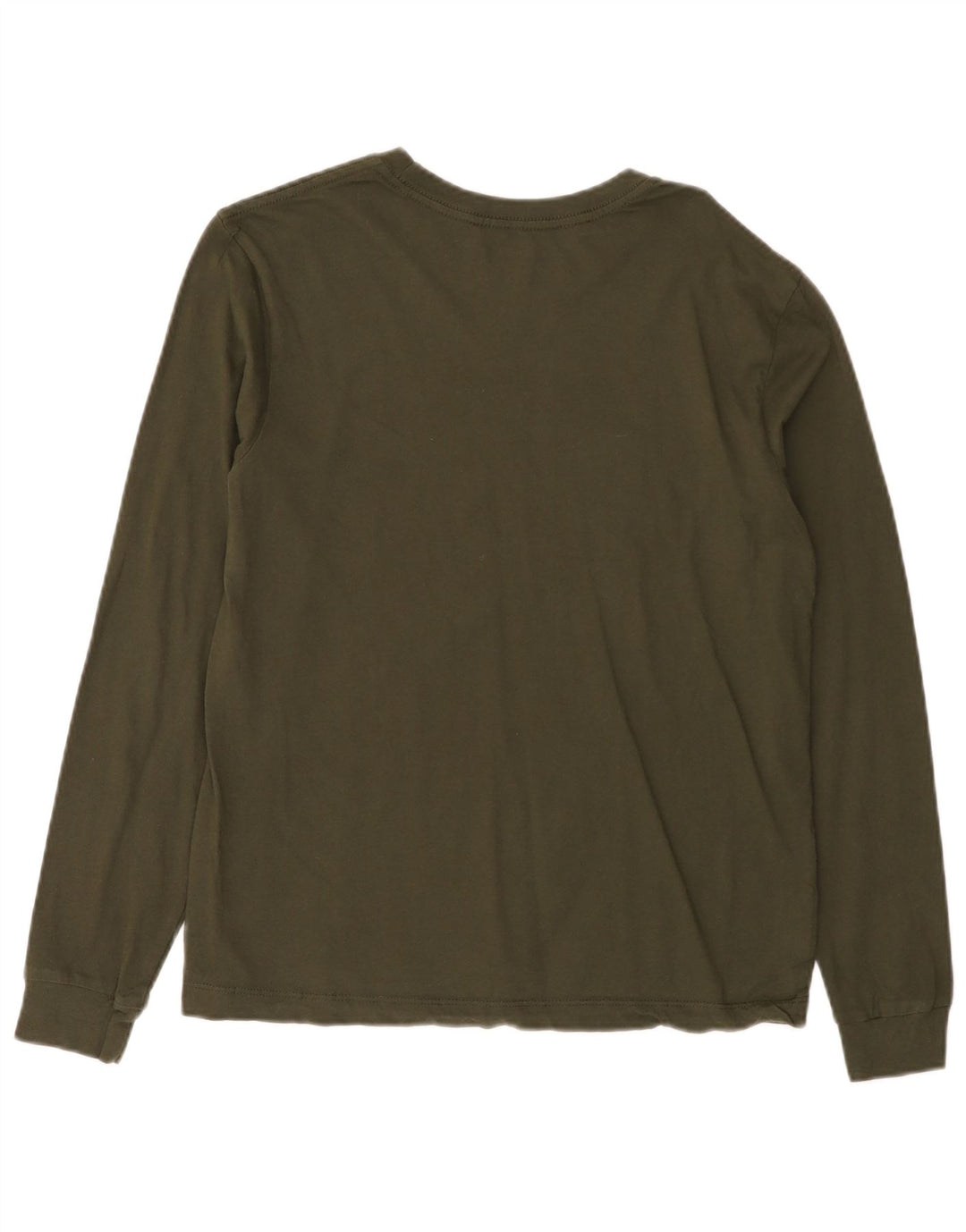 Мужской топ с рисунком Vans, хлопок с длинными рукавами, средний хаки