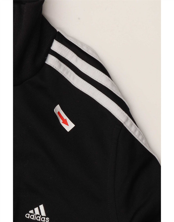 Женский спортивный костюм Adidas Top Jacket UK 10, маленький черный полиэстер