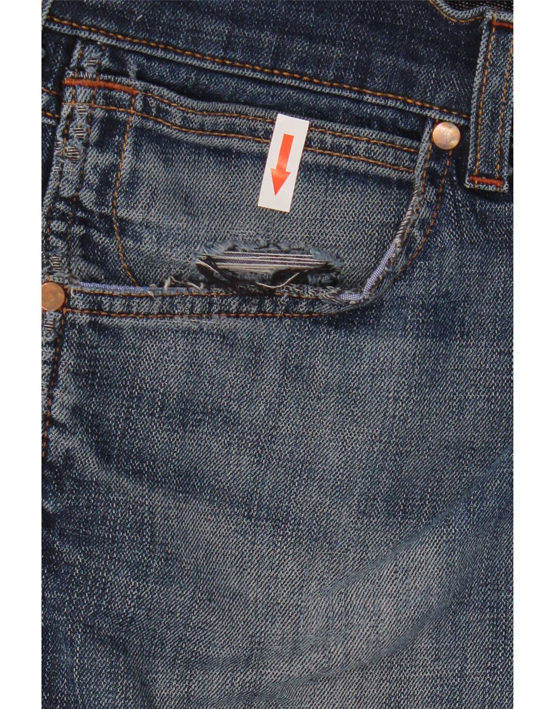 Мужские узкие джинсы Wrangler W35 L29 темно-синие