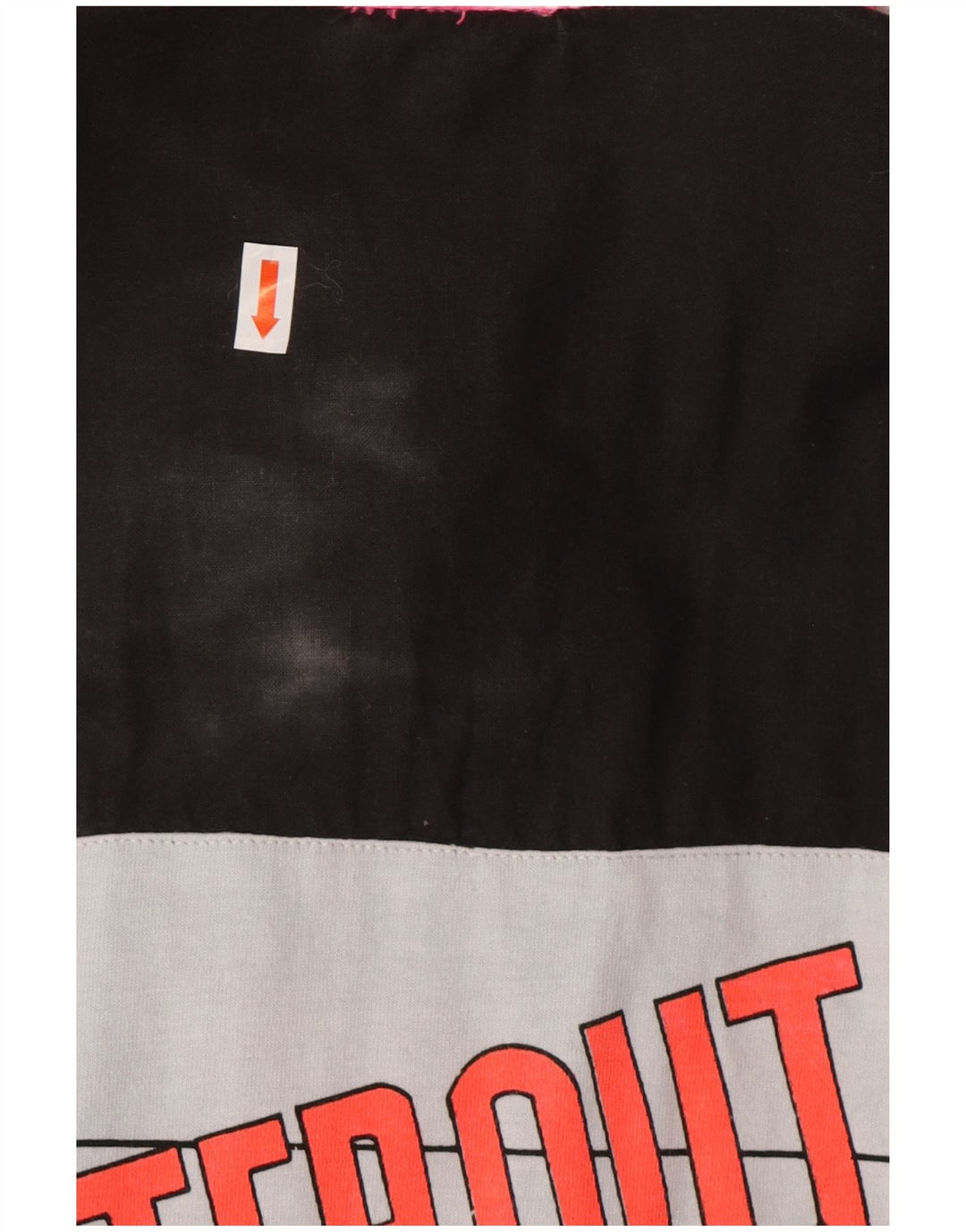 ВИНТАЖНЫЙ женский спортивный костюм с графическим рисунком, верхняя куртка UK 18 XL, черный с цветными блоками